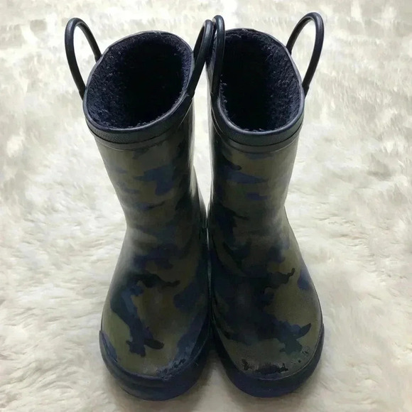 Camo Dinosaur  Rain Boots Size 10 - Picture 1 of 16